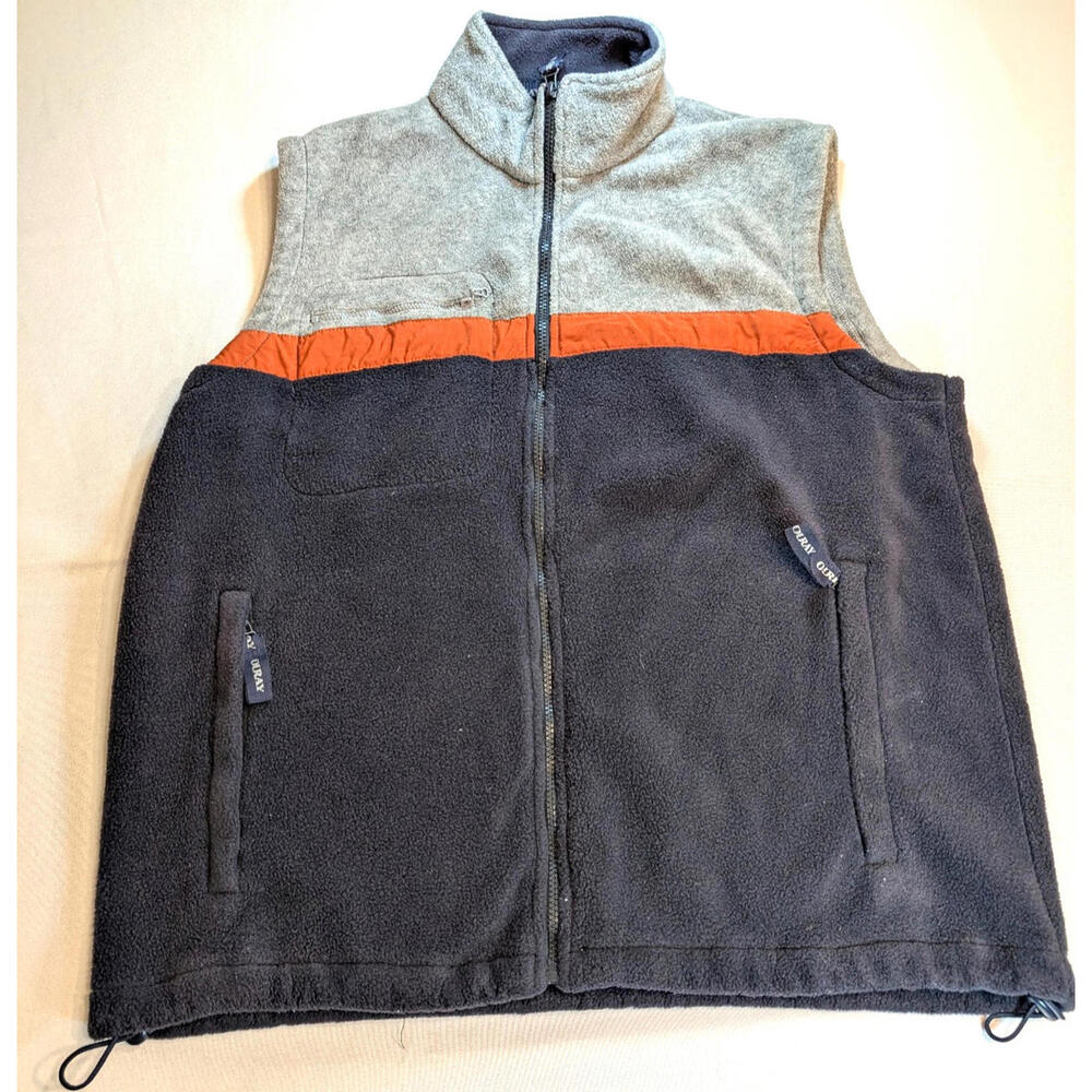 Ouray Sportswear Men's Zip Up Fleece Vest, L